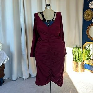 Torrid Burgundy curve dress - 5X